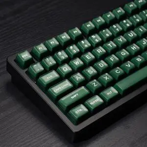 142 Keys PBT Doubleshot SA Keycaps Green Translucent Keycaps Set Fit for 61/64/87/104/108 Cherry Mx Switches ISO ANSI Mechanical Keyboard
