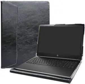 Alapmk Protective Case Cover for 15.6" HP ProBook 450/455 Laptop (G6/G7) - Black