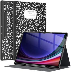 Supveco Case for Samsung Galaxy Tab S10 Ultra/Tab S9 Ultra/Tab S8 Ultra 14.6 Inch with S Pen Holder, [Auto Wake/Sleep],Folio Stand Case with Soft TPU Back Cover for Tab S10/S9 Ultra 2024/2023-Book