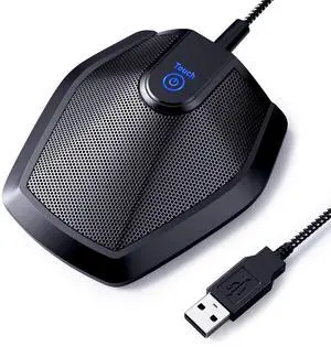 TONOR Conference USB Microphone, Omnidirectional Condenser PC Mic for Video Conference, Recording, Skype, Online Class, Court Reporter, Plug & Play Compatible with Mac OS X Windows PC Compute, G11