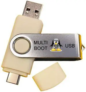 Linux Best OS Collection Set Universal 6-in-1 MultiBoot Bootable Live Install and Recovery USB Flash Thumb Drive