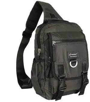 Vanlison Sling Bag Backpack Cross Body Messenger Bag Shoulder Backpack Travel Rucksack Black