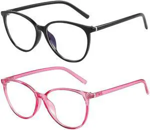 VIPBEST Blue Light Blocking Glasses for Women Men Oval Cat Eye Computer Gaming Blue Light Glasses (Black/Red, Cat Eye) VIPBEST Blue Light Blocking Glasses for Women Men Oval Cat Eye Computer Gaming Blue Light Glasses (Black/Red, Cat Eye)