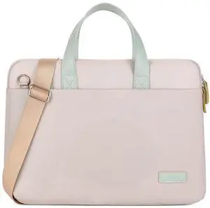 VODIU Laptop Bag for Women,Men,Laptop Case Compatible with 15.6Inch,Carrying Briefcase Messenger Bag with Strap,Pocket,Handle