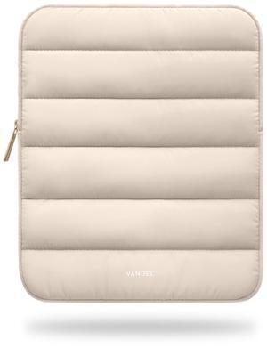 Vandel - The Original Puffy iPad Sleeve 9-11 Inch Tablet Sleeve, Beige i Pad Case for Women and Men, Cute iPad Air Pouch, 9 10 Inch, 11 Inch Bag