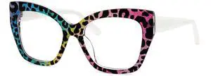 VOOGLAM Square Non Prescription Glasses for Women Blue Light & UV400 Blocking Stylish Frames Multicolor Acetate for Computer/Phones/TV
