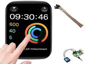 1.69inch Touch Round LCD Display Module 240×280 Resolution, IPS Screen 262K Display Color SPI and I2C Communication for Raspberry Pi/Raspberry Pi Pico/ESP32S3/Arduino/STM32