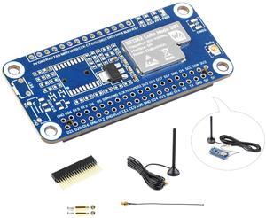 SX1262 868/915M LoRaWAN HAT SX1262 RF Chip LoRa Module Expansion Board Compatible withRaspberry Pi 5/4B/3B+/Pi3B/Pi Zero W WH/Zero 2W, with Magnetic CB Antenna, Suitable for Sub-GHz Band Network