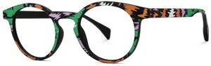 VOOGLAM Blue Light Glasses for Women Round Gaming Glasses Anti Eyestrain Dry Eyes UV Computer Phone TV Eyewear Fashion Minnie Green GJGT000271-18 Trend
