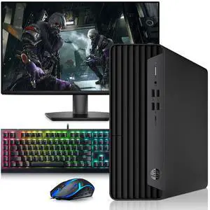 HP G6 Gaming Desktop Computer PC, Intel Core i5-10500 3.10GHz, 16GB DDR4 RAM, 1TB SSD, NVIDIA GeForce GTX 1050Ti, 24 Inch LED Monitor, Display Port, HDMI Port, Wi-Fi, RGB Keyboard & Mouse, Windows 11 HP G6 Gaming Desktop Computer PC, Intel Core i5-10500 3.10GHz, 16GB DDR4 RAM, 1TB SSD, NVIDIA GeForce GTX 1050Ti, 24 Inch LED Monitor, Display Port, HDMI Port, Wi-Fi, RGB Keyboard & Mouse, Windows 11