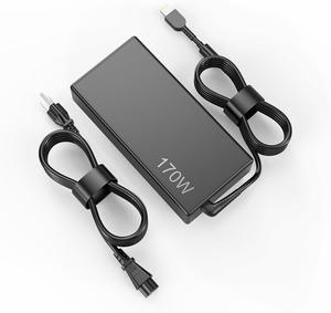 170W Charger for Lenovo ThinkPad P50 P51 P52 P53 P70 P71 P73 T15g W540 W541 T540P P15 P17 P15V P15G T15P P1 Power Laptop Adapter Supply