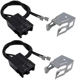 WB2X8228 Element Receptacle and Wire Kit for GE Electric Hotpoint ranges and cooktops Replaces AP2013499, PS242972(2 Pack)