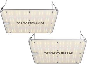 VIVOSUN 2-Pack VS1000E LED Grow Light with Full Spectrum Diodes, Sunlike Plant Light for Indoor Plants Seedling Veg and Bloom in 2x2/3x3 Grow Tents Greenhouses