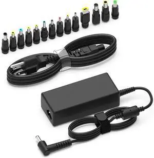 19V 3.42A DC Universal Laptop Charger for HP Lenovo Dell ASUS Gateway Acer Monitor 65W Power Supply Cord for Chromebook LG Monitor Samsung TV Spire Spin Toshiba Satellite Harmon Kardon DC 3.42A -1.58A