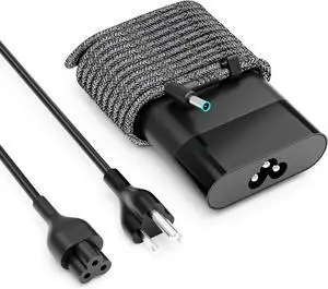 New Slim 65W 45W Laptop Charger Replacement for HP Spectre x360 11 13 15 17, Envy X360, Pavilion X360, Zbook 14u G4 G5 15u 15 G3, 19.5V Blue Tip AC Power Supply
