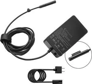 44W 15V 2.58A Surface Pro Laptop Charger (UL Safety Certified) - Power Supply AC Adapter for Microsoft Surface Pro 3/4/5/6/7, Surface Laptop 3/2/1, Surface Go/Book, with 6ft Power Cord (KMT-44WSURP)