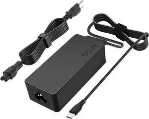 65W USB C Laptop Charger for Lenovo Thinkpad T480 T580, Yoga, Chromebook Computer Power Cord Replacement Type C Lenovo Laptop Charger USB C