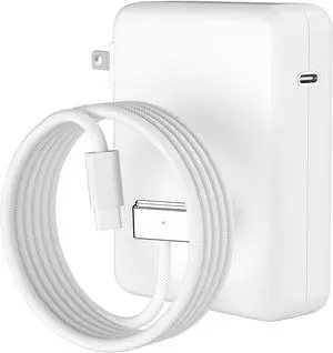 70W Magnetic 3 Mac Book Pro Charger- Compatible with MacBook pro 14 inch(2021-2023) & Mac Book Air 13/15 inch(2022-2024),Include 6.6FT USB C to 3 Braided Cable