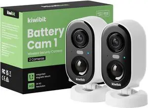 Security Cameras Wireless Outdoor, 2K Outside Camera for Home Security, Battery Camera, Magnetic Mount, AI Detection, Color Night Vision, Spotlight, Waterproof, 2.4GHz WiFi, Cloud & SD Storage