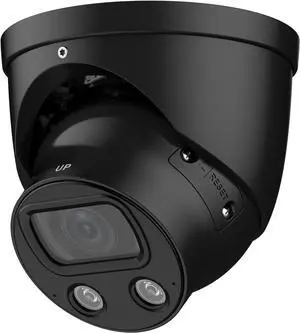 Surveillance & Security Cameras 4K Full-Color Ultra Low Light 8MP 1/1.2" CMOS Smart AI Turret IP Camera 1/1.2" CMOS,Built-in Mic,SMD 3.0,PoE and ePoE,IPC-Color4K-T 2.8mm-Black