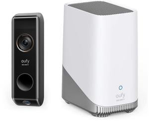 eufy Security Video Doorbell S330, Battery-Powered, Dual Camera, 2K with HDR, Dual Motion Detection, Add-on S380 HomeBase (HomeBase 3) Local Expandable Storage up to 16TB