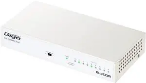 ELECOM Metal Switching Hub Gigabit 8 Port Built-in Power Supply EHC-G08MN2-HJW (Japan Import) ELECOM Metal Switching Hub Gigabit 8 Port Built-in Power Supply EHC-G08MN2-HJW (Japan Import)