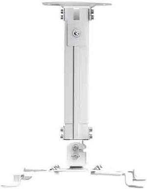 Gadpiparty Projector Mount Projector Hanger Telescopic Shelf Ceiling Mount Projector Hanging Bracket for Ceiling Hangers Ceiling Mount with Tray(White)