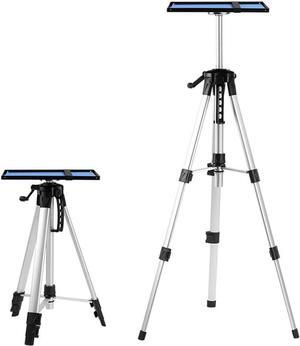 Gadpiparty Projector Stand Projector Screen Tripod Stand Retractable Floor Tripod Stand is Suitable for Office Home Theater Exhibition Countertops Projector Mount(B)