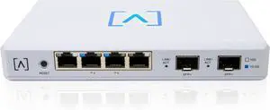 Route10 | 10 Gig Multi-WAN Router | High-Performance Qualcomm Quad-Core Hardware-Accelerated VPN Router | 2 10 Gbps SFP+ and 4 2.5 Gbps Ports | Real-Time Stats | Load Balancing | 40W PoE+