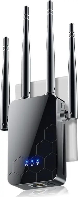 WiFi Extender Internet Booster, Range Repeater Wireless Routers Amplifier, Mesh Wi-Fi 80% Faster | Broader Than Ever, Support More Network Devices at Home