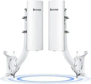 ULNA CPE966 Gigabit Wireless Bridge with 2 Packs J Bracket Mount