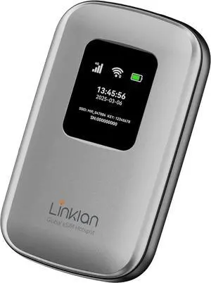 eSIM Mobile HotspotPortable Global WiFi Hotspot for Travel, No SIM Card/Contract Needed, Connect Up to 16 Devices, Compact Wireless Router for International Trips & Business