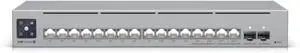 16-Port UniFi USW-Pro-Max-16-PoE Layer 3 PoE++ Switch,180W Power, 2.5GbE & 10G SFP+ Uplink, Silent Fanless Rack-Mount Design, QALYNX-Backed 1-Year Warranty