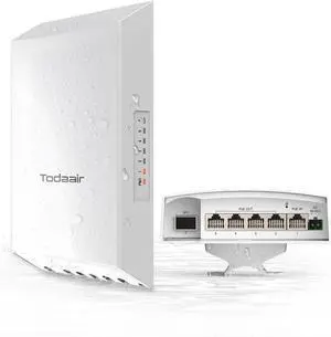 4 Port Outdoor Gigabit PoE SwitchPoE ExtenderIndoor/Outdoor WaterproofIEEE802.3af/at/bt CompliantBT & DC Input60WPoE++ BT Port 30WAI WatchdogPlug and Play