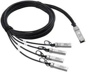 40G QSFP+ Breakout DAC Cable (Compatible with Intel Switches/Servers), Passive Copper, QSFP+ to 4X SFP+ Twinax, 2M 6.6ft