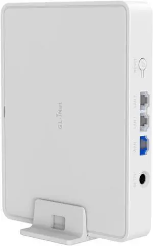 GL.iNet GL-B3000 (Marble) Wireless WiFi 6 Router with Wall-Mountable Photo Frame, Dual-Band AX3000, OpenVPN & WireGuard, Bark & AdGuard Home Parental Controls, OpenWrt, 3 Gigabit Ethernet Ports