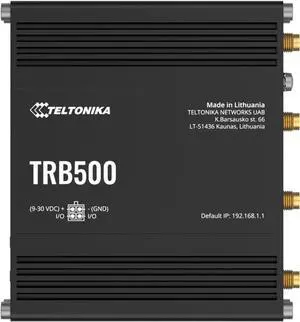 Teltonika TRB500000000 Model TRB500 Industrial 5G Gateway; Speeds of up to 1 Gbps; Auto APN; 2x Inputs/Outputs; For use in Europe, Middle East, Africa, Oceania, Brazil; Not for use in USA