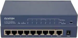 NRS8FP 8 Port + Uplink 10/100 PoE+ Network Switch