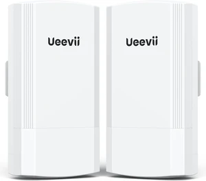 Wireless Bridge, UeeVii 5.8G 100Mbps 2KM Point to Point WiFi Bridge Wireless Bridge, UeeVii 5.8G 100Mbps 2KM Point to Point WiFi Bridge