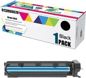 Compatible for Xerox WorkCentre 5024 5021 5022 5019 Printer, 013R00670 Drum Unit (with chip) , High Yield 100000 Pages, Convenient to Install Eco (Black)