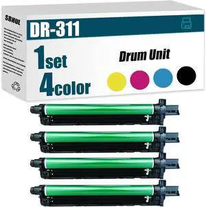 DR-311 Drum Unit (with chip) Compatible for Konica Minolta bizhub C220 C280 C360 Printer, High Yield 80000 Pages, Convenient to Install Eco A0XV0RD DR311K (Multicolour)