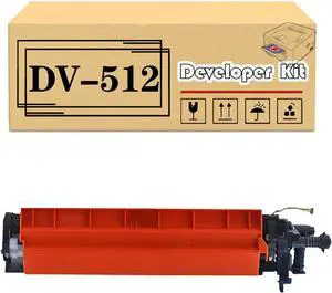 DV-512 DV512 Developer Kit, Compatible for Konica Minolta C224 C224e C284 C284e C364 C364e C454 C454e C554 C554e PrintersHigh Print Volume with Chip Cyan*1
