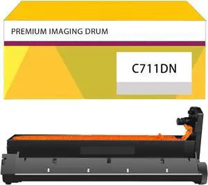 C710DN Drum Unit Suitable for OKI C710 C710DN C711N C711DN C711DTN Printer, Imaging Drum, Black