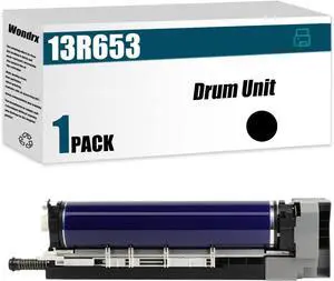 13R653 Drum Unit (with chip) Compatible for Xerox 4110 4112 4127 4590 4595 Printer, High Yield 480000 Pages, Convenient to Install Eco 013R00646(Black)