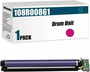 108R00861 Drum Unit (with chip) Compatible for Xerox Phaser 7500 7500DN 7500N 7500DT 7500DX 7500N Printer, High Yield 100000 Pages, Convenient to Install Eco Phaser7500 (Magenta), Black