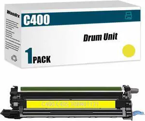 C400 Drum Unit (with chip) Compatible for Xerox Versalink C400 C405 WorkCentre 6600 6605 6655 Phaser 6600DN 6600N Printer, High Yield 60000 Pages, Convenient to Install Eco 108R01121 (Yellow)