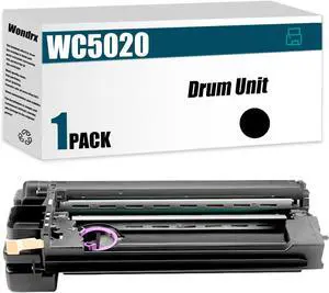 WC5020 Drum Unit (with chip) Compatible for Xerox WorkCentre 5016 5020 5020B 5020DB 5020DN Printer, High Yield 22000 Pages, Convenient to Install Eco 101R00432(Black)