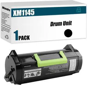 XM1145 Drum Unit (with chip) Compatible for Lexmark M1145 M3150 XM1145 XM3150 Printer, High Yield 60000 Pages, Convenient to Install Eco 24B6040(Black)