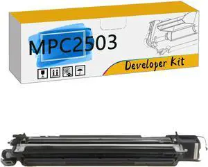 MPC2503 Developer Kit, Compatible for Ricoh MPC2003 2011S 2503SP PrintersHigh Print Volume with Chip Black*1