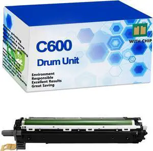 C600 C605 Compatible for Xerox C600 Drum Unit 108R01488 108R01487 108R01486 108R01485 Replacement for VersaLink C600DN C600DT C600DX C600 Printer,Black-1 Pack